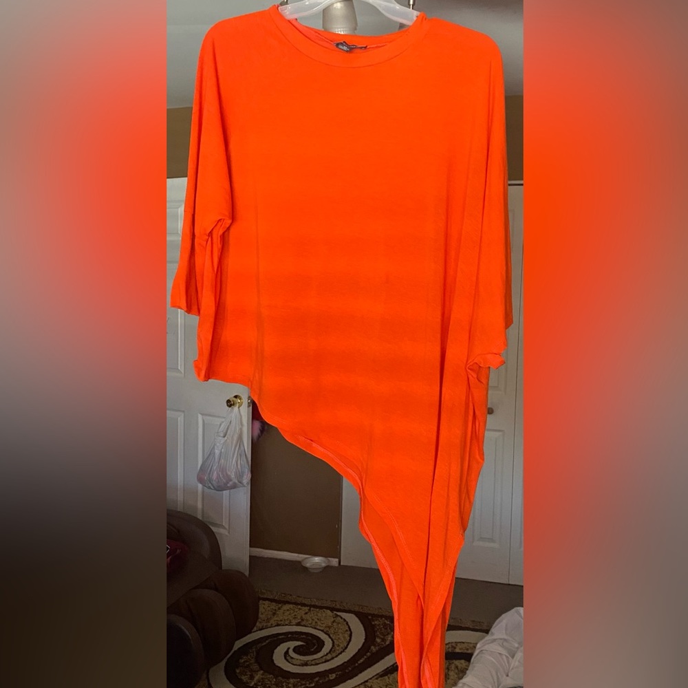 Orange Dressy Shirt